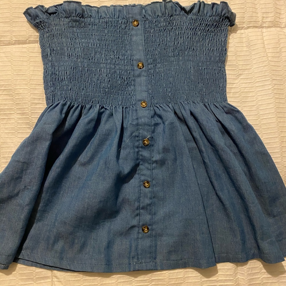 Strapless shirt